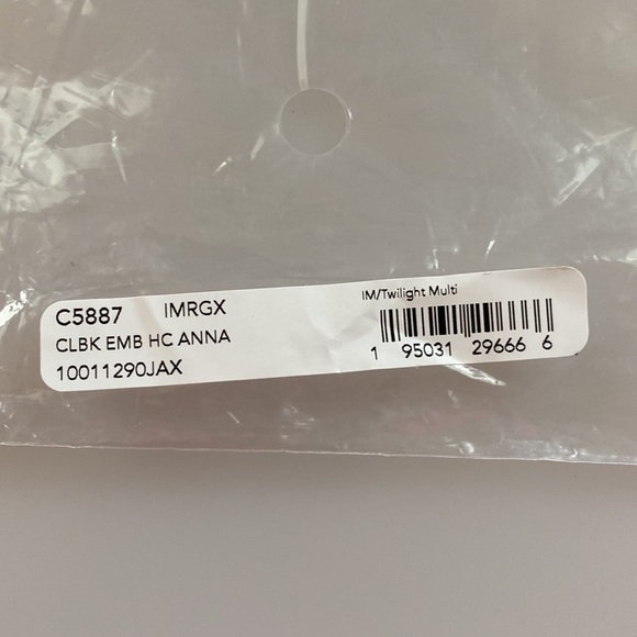 NWT Coach Anna Foldover Clutch in Colorblock with Horse and Carriage Twilight - Picture 5 of 5